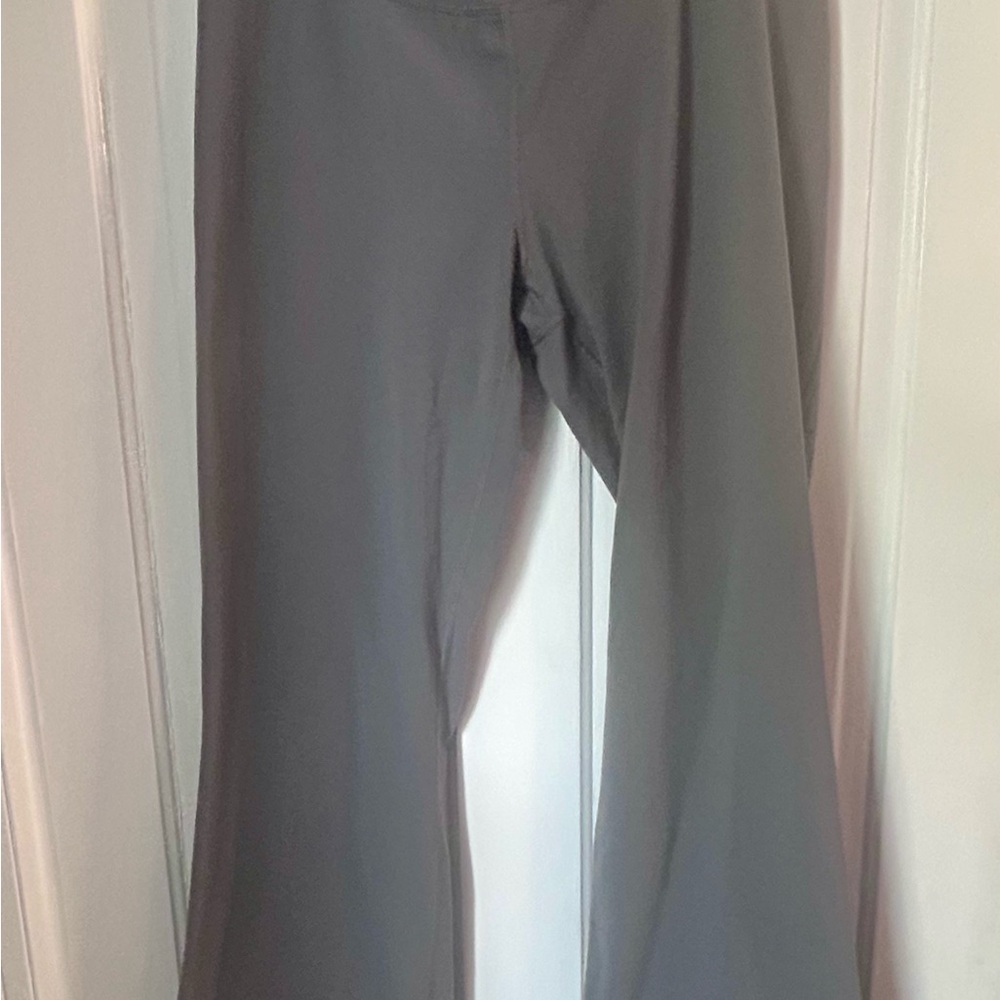 Zinni for Garnet Hill Gray Yoga Pants